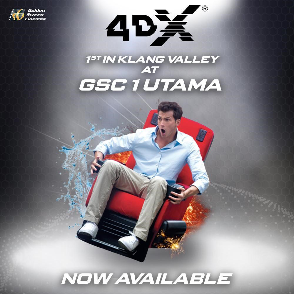 The 4DX theatre will bring your favourite fictional worlds to life using state-of-the-art features. — Picture courtesy of GSC