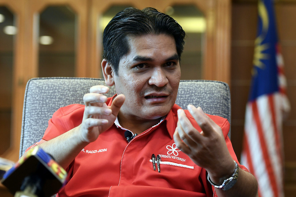 PPBM information chief, Mohd Radzi Md Jidin, speaks to Bernama in Putrajaya December 14, 2018. u00e2u20acu201d Bernama pic
