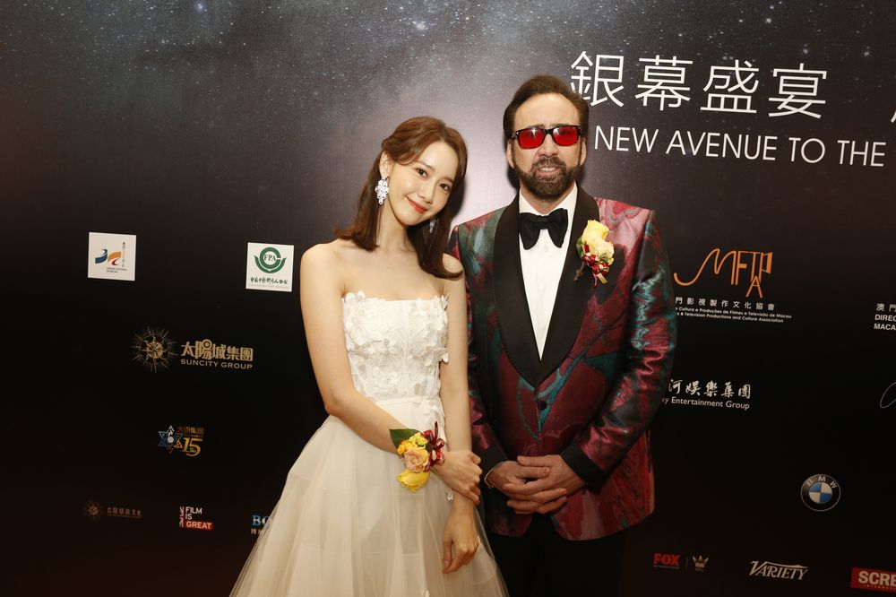 Both talent ambassadors — Nicolas Cage and Im Yoon Ah — were the centre of attention on a night that dazzled with international stars.