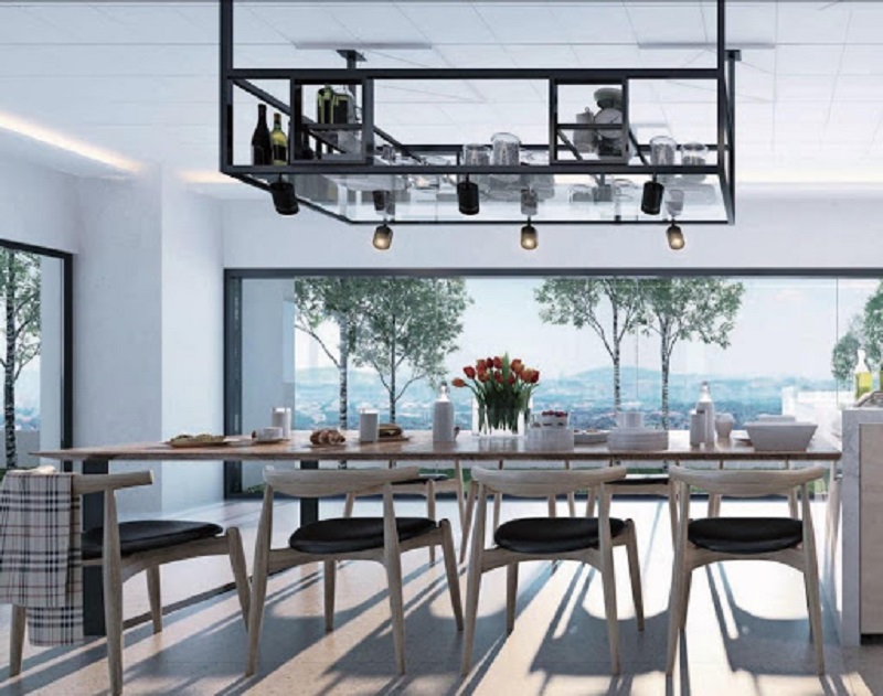 The Breakfast Nook, a communal space for residents to mingle.