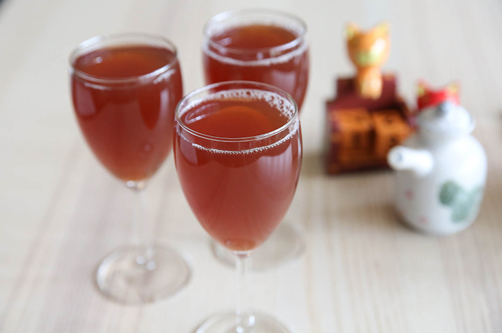 Since they're from Penang, they serve this fragrant and not overly sweet nutmeg juice