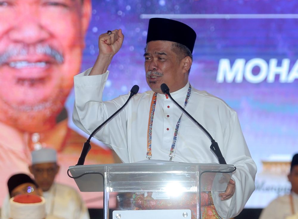 Mohamad Sabu speaks during the Amanah National Convention in Ipoh December 14, 2018. u00e2u20acu2022 Picture by Farhan Najib