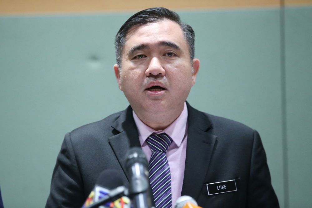 Transport Minister Anthony Loke speaks during a press conference in Kuala Lumpur December 5, 2018. u00e2u20acu2022 Picture by Azinuddin Ghazali