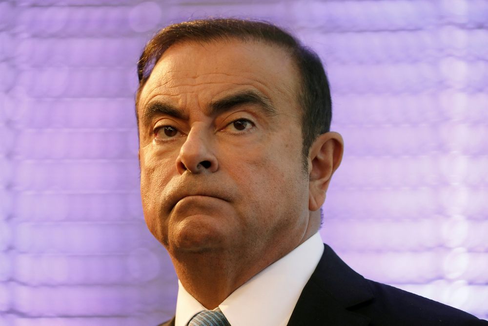 Carlos Ghosn, then chairman and CEO of Renault-Nissan Alliance, at a news conference in Paris, France October 6, 2017. u00e2u20acu201d Reuters pic