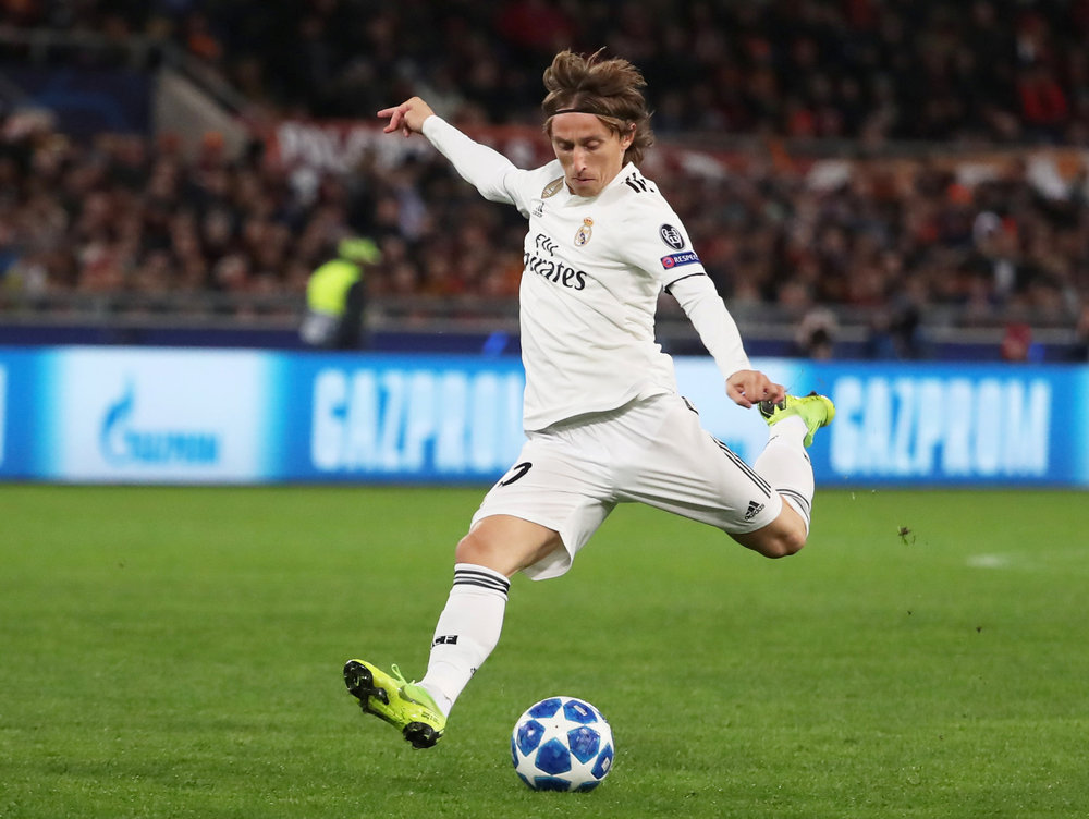 Real Madrid's Luka Modric in action Champions League action against Roma in Rome November 17, 2018. u00e2u20acu201d Reuters pic