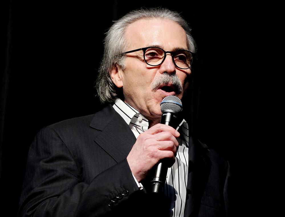 David Pecker, chairman and CEO of American Media, speaks at the Shape and Men's Fitness Super Bowl Party in New York January 31, 2014. u00e2u20acu201d Reuters pic