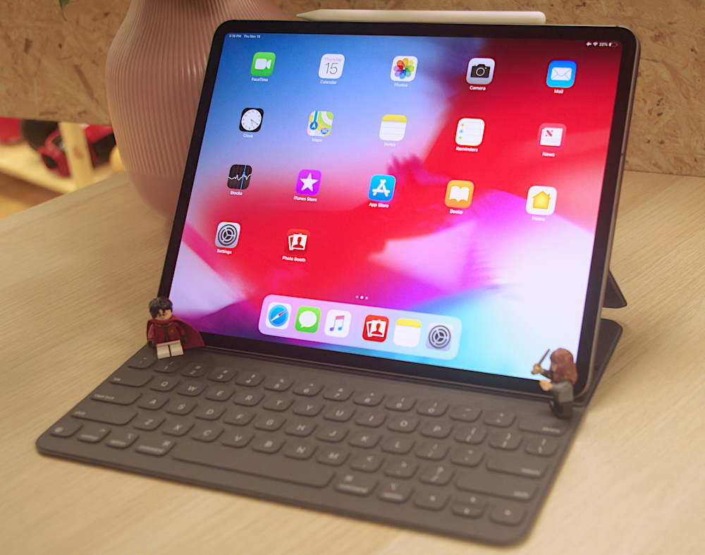 CAPTION: The new iPad Pro improves on a lot of last yearu00e2u20acu2122s shortcomings with a redesigned screen, keyboard case and Pencil. u00e2u20acu201d Picture by Erna Mahyuni
