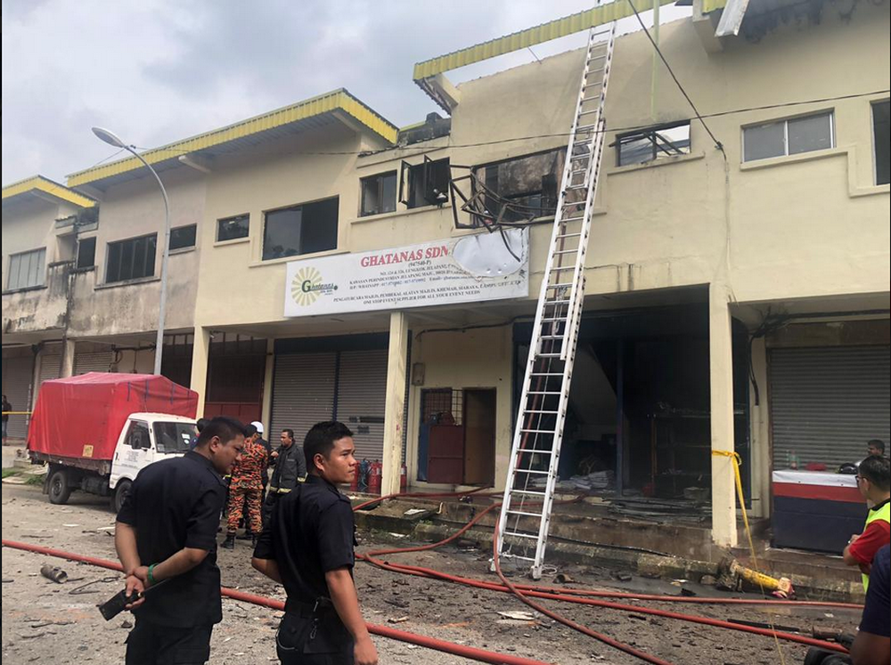 Fire and Rescue personnel are pictured at the scene of the fire December 11, 2018. u00e2u20acu201d Picture via Twitter