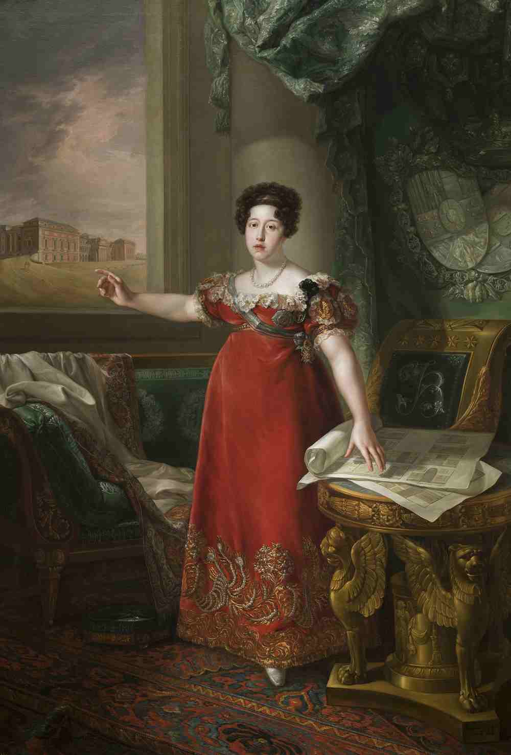 Maru00c3u00ada Isabel de Braganza as Founder of the Museo del Prado, Bernardo Lu00c3u00b3pez. u00e2u20acu201d Picture courtesy of Museo Nacional del Prado via AFP