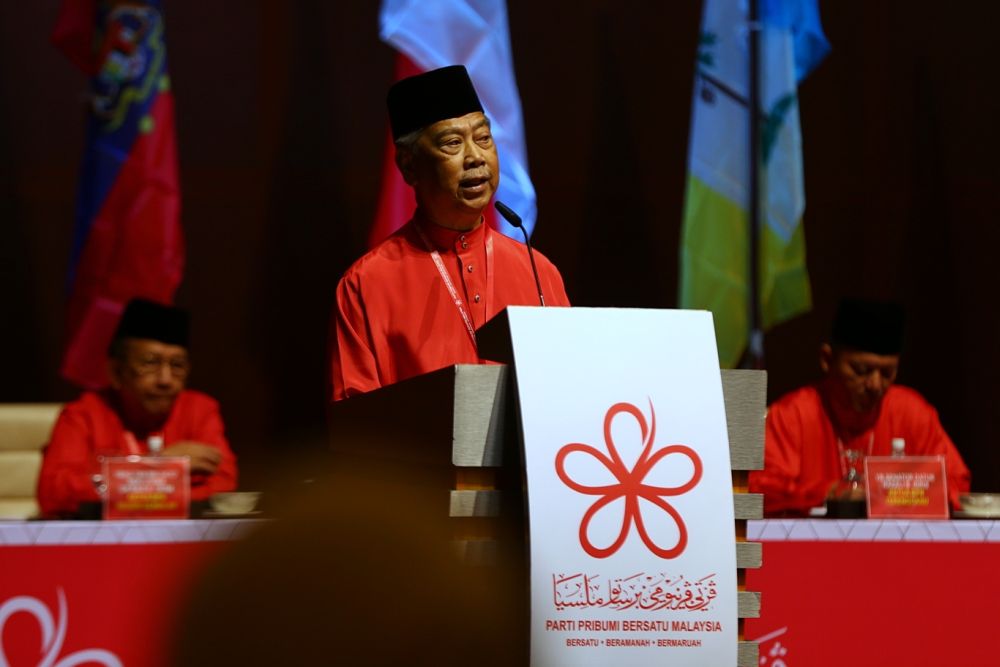 Tan Sri Muhyiddin Yassin speaks during the last day of the PPBM annual general assembly in Putrajaya December 30, 2018. u00e2u20acu2022 Picture by Ahmad Zamzahuri