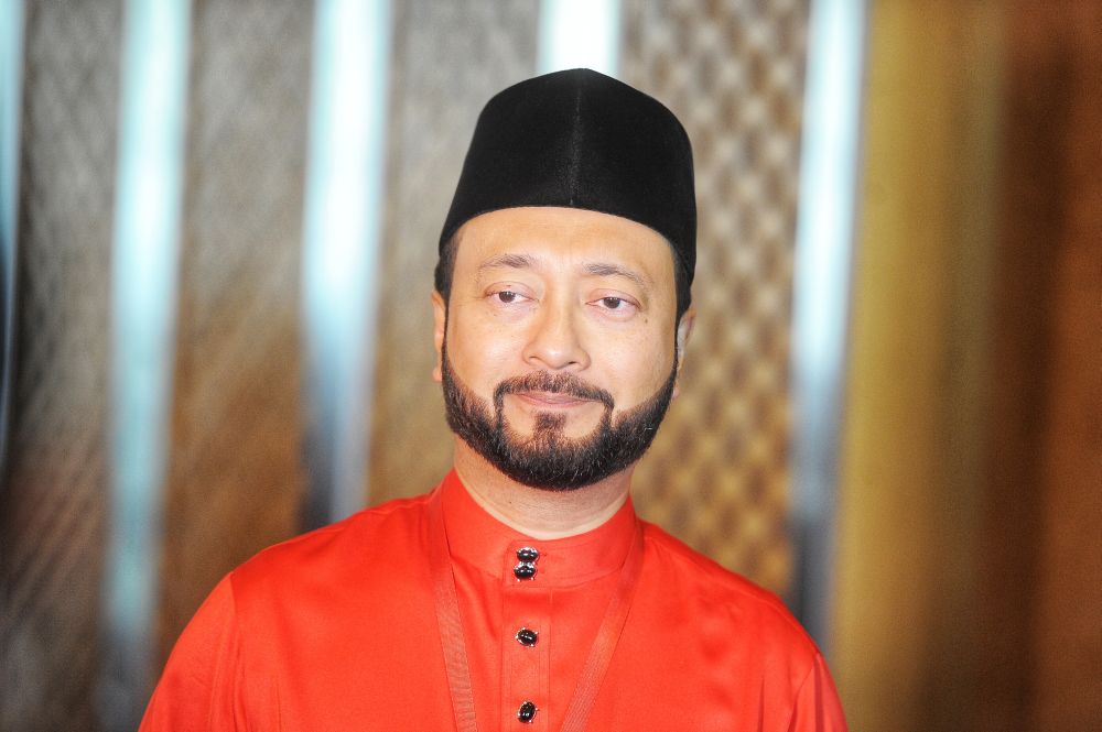 Datuk Seri Mukhriz Mahathir speaks to reporters during the PPBM annual general assembly in Putrajaya December 30, 2018. u00e2u20acu2022 Picture by Shafwan Zaidon