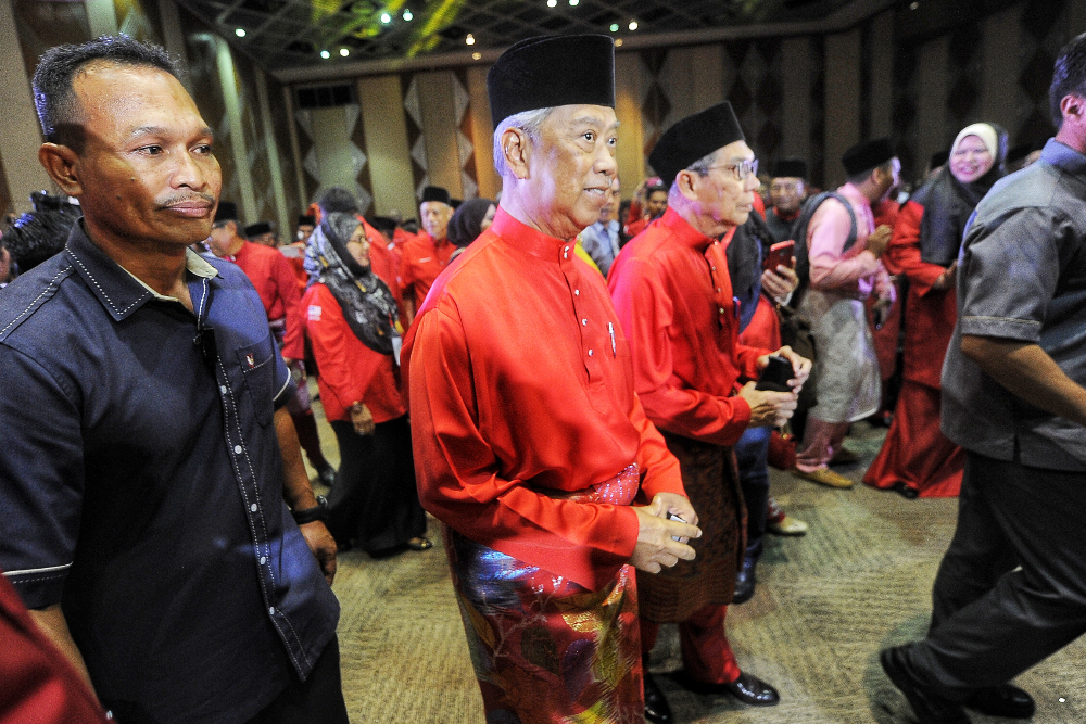 PPBM president Tan Sri Muhyiddin Yassin arrives for the launch of Srikandi and Armada annual assembly in Putrajaya December 28, 2018 u00e2u20acu201d Picture by Shafwan Zaidon