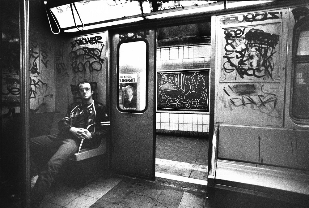 Tseng Kwong Chi, Keith Haring in subway car (New York), circa 1983 courtesy of MunaTseng Dance Projects Inc and Keith Haring Foundation. u00e2u20acu201d AFP pic