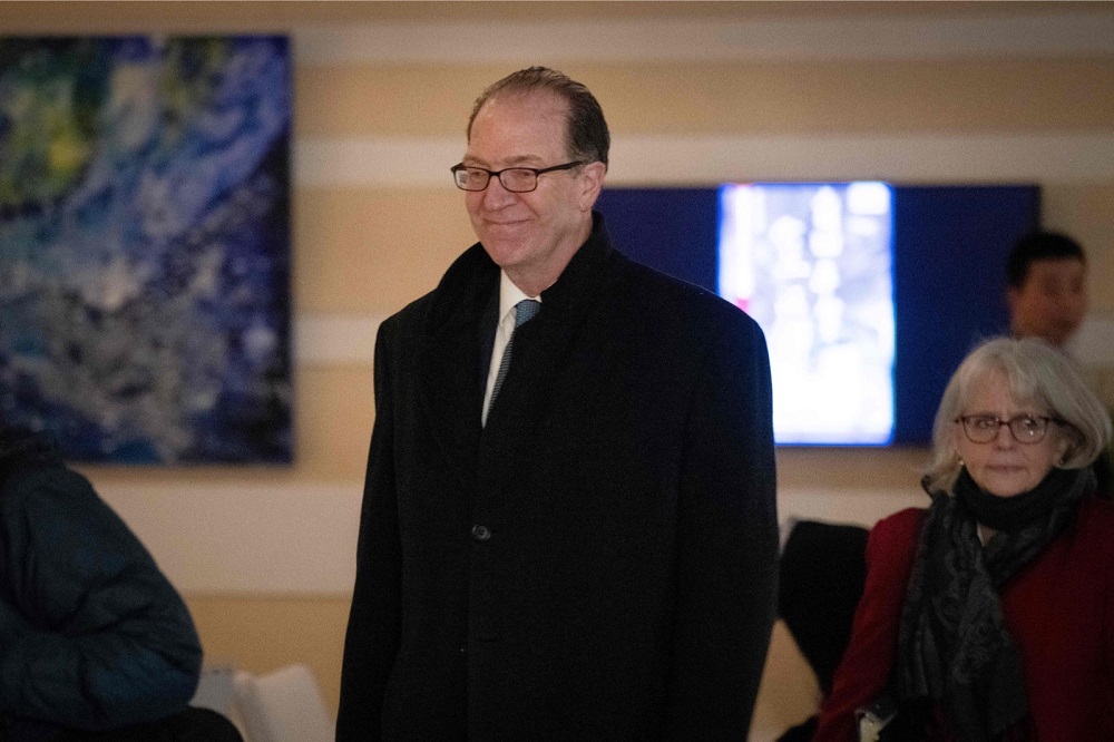 US Undersecretary for International Affairs David Malpass leaves a hotel in Beijing January 7, 2019. u00e2u20acu201d AFP pic