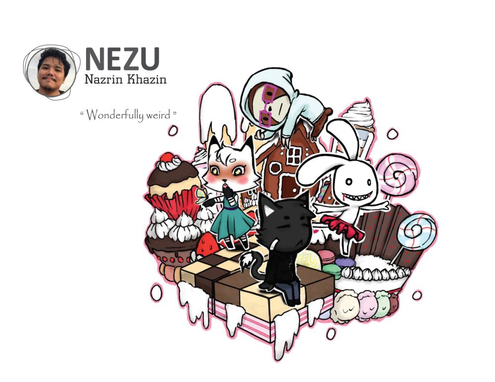 SCROLL proudly shows off the work of 70 artists from the club.