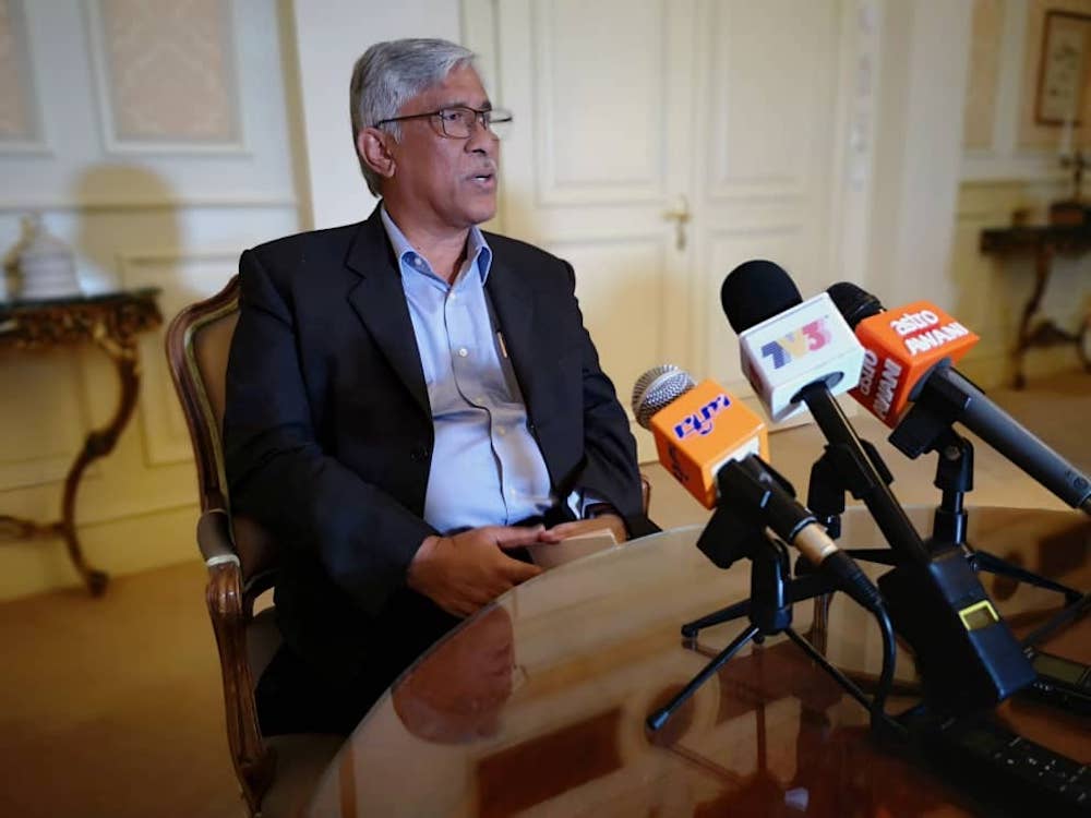 Tan Sri Abu Kassim Mohamed speaks about the issues that Prime Minister Tun Dr Mahathir Mohamad will be touching on during his keynote address at the IAACA's 10th General Assembly on Tuesday. u00e2u20acu201d Picture by Joseph Raj