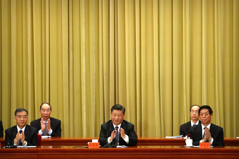 Chinese President Xi Jinping applauds during an event to commemorate the 40th anniversary of the u00e2u20acu02dcMessage to Compatriots in Taiwanu00e2u20acu2122 at the Great Hall of the People in Beijing January 2, 2019. u00e2u20acu201d Reuters pic