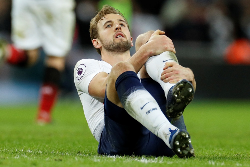 Tottenham's Harry Kane reacts at the Wembley Stadium in London January 13, 2019. u00e2u20acu201d Picture by Action Images via Reuters