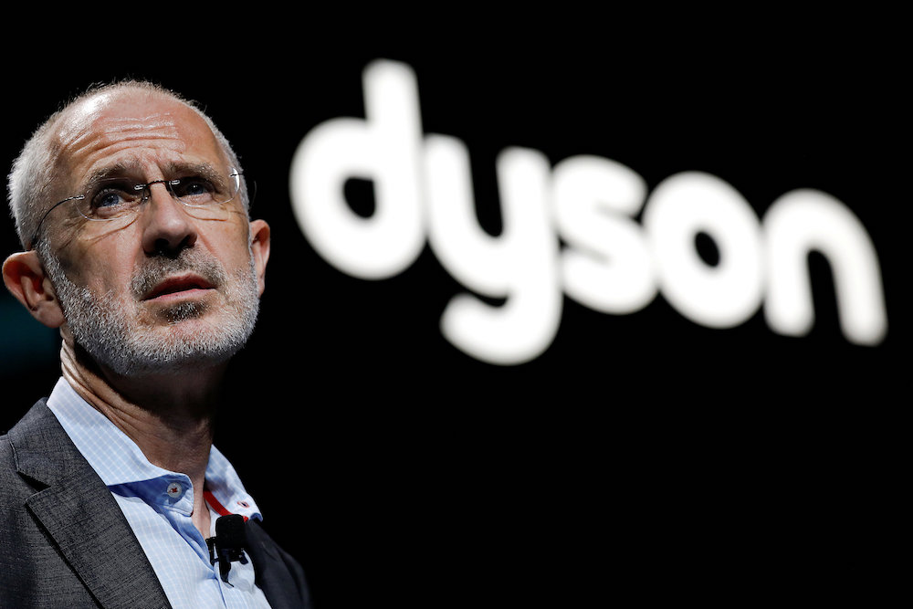 Dyson CEO Jim Rowan speaks during a product launch event in Beijing September 12, 2018. u00e2u20acu201d Reuters pic