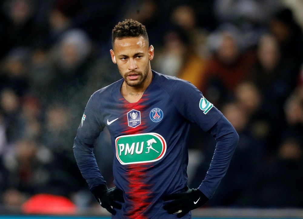 Paris St Germain's Neymar during the match against RC Strasbourg at the Parc des Princes stadium in Paris January 23, 2019. u00e2u20acu201d Reuters pic