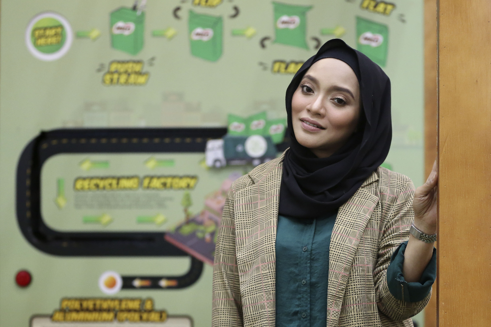 Diana Rafar poses for a photograph as she attends the Milo bento box workshop at 1 Utama Shopping Centre January 5, 2019. u00e2u20acu201d Picture by Yusof Mat Isa