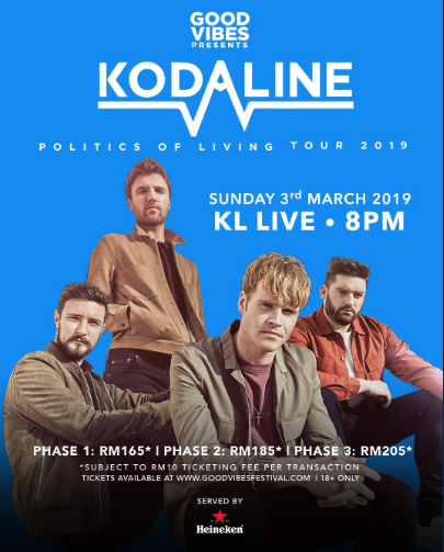 Kodaline’s set is a sold-out affair. — Picture via Twitter/Kodaline