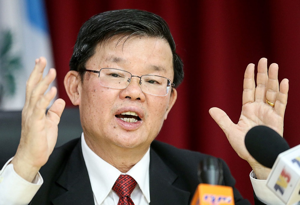 Penang Chief Minister Chow Kon Yeow at a press conference in George Town January 9, 2019. u00e2u20acu201d Picture by Sayuti Zainudin