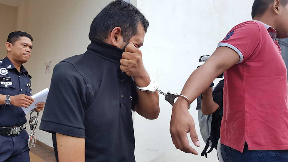 Edy Noramin Ramli, 41 was charged under Section 324 of the Penal Code for scalding his daughter with hot water at the George Town Magistratesu00e2u20acu2122 Court January 10, 2019.