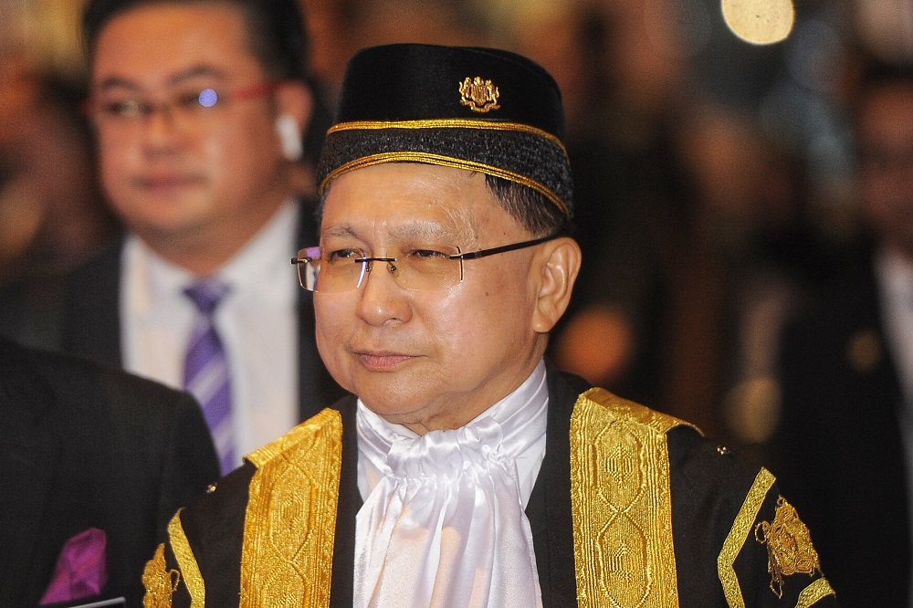 Chief Justice Tan Sri Richard Malanjum at the opening of the legal year 2019 in Putrajaya January 11, 2019. u00e2u20acu201d Picture by Shafwan Zaidon