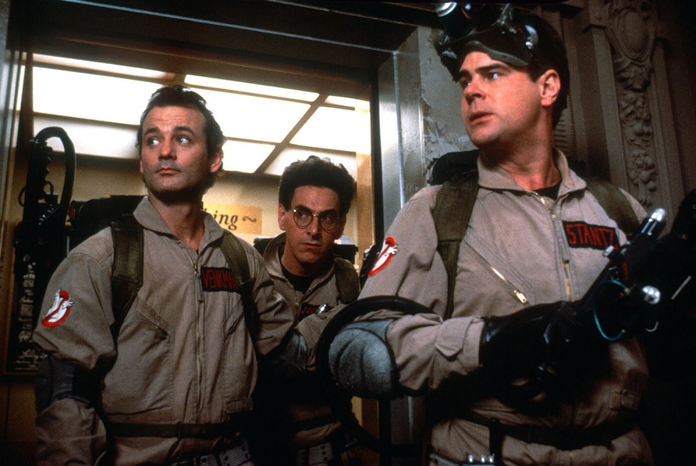 Still from the original u00e2u20acu02dcGhostbustersu00e2u20acu2122 which was first released in 1984, and starred Bill Murray, Harold Ramis, Dan Aykroyd, Ernie Hudson, Rick Moranis, and Sigourney Weaver. u00e2u20acu201d Picture courtesy of Columbia Pictures