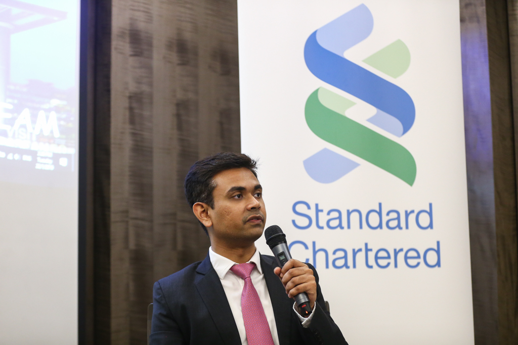 Divya Devesh Standard Chartered Head of ASA FX Research speaks during the briefing January 22,2019. u00e2u20acu201d Picture by Ahmad Zamzahuri nn