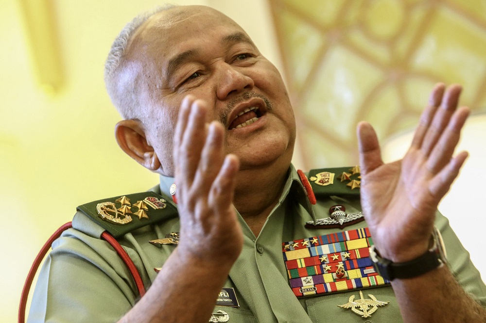 Chief of Armed Forces, Tan Sri Zulkifli Zainal Abidin, speaks during a press conference in Kuala Lumpur January 22, 2019. u00e2u20acu201d Picture by Hari Anggara