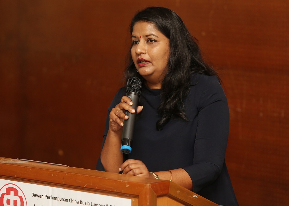 Indira Gandhi speaks at the launch of the u00e2u20acu02dcThe Status of Womenu00e2u20acu2122s Human Rights: 24 Years of Cedaw in Malaysiau00e2u20acu2122 report in Kuala Lumpur January 23, 2019. u00e2u20acu201d Picture by Choo Choy May