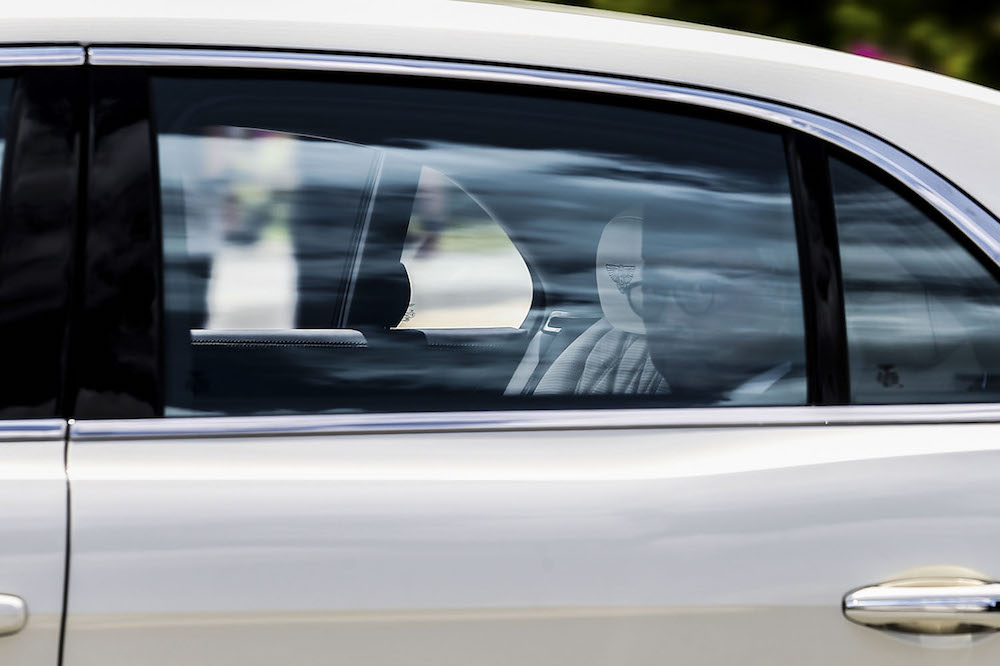 Sultan of Pahang Al-Sultan Abdullah Ri'ayatuddin Al-Mustafa Billah Shah Ibni Sultan Ahmad Shah Al-Musta'in Billah leaves Istana Negara in Kuala Lumpur January 24, 2019. u00e2u20acu201d Picture by Hari Anggara