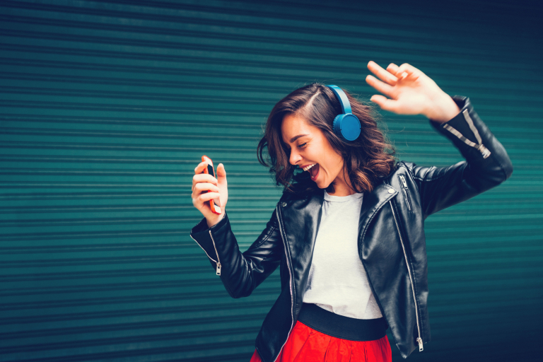 Dopamine plays a part in the pleasure we experience when listening to music. u00e2u20acu201d martin-dm / IStock.com pic