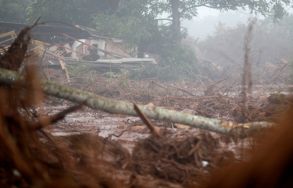A destroyed house is seen after a tailings dam owned by Brazilian miner Vale SA burst, in Brumadinho, Brazil January 27, 2019. u00e2u20acu201d Reuters pic