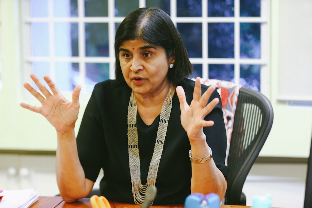 Datuk Ambiga Sreenevasan speaks to Malay Mail in Kuala Lumpur January 29, 2019. u00e2u20acu201d Picture by Ahmad Zamzahuri