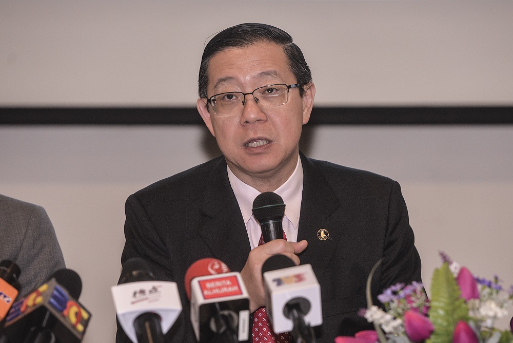 Finance Minister Lim Guan Eng at a press conference in Kelana Jaya January 31, 2019. u00e2u20acu201d Picture by Shafwan Zaidon