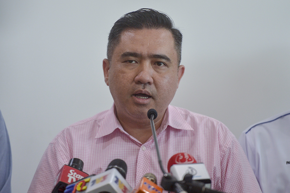 Transport Minister Anthony Loke speaks during a press conference after his visit to Terminal Bersepadu Selatan (TBS) in Kuala Lumpur January 27, 2018. u00e2u20acu201d Picture by Mukhriz Hazim