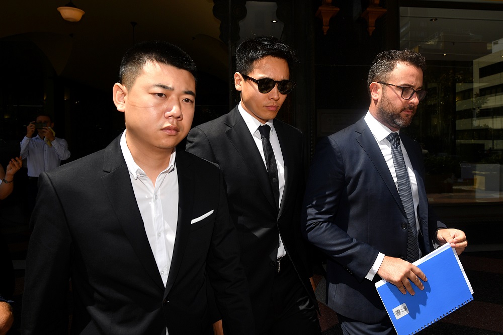 Chinese actor Gao Yunxiang leaves the Downing Centre court in Sydney January 25, 2019. u00e2u20acu201d AAP Image/Joel Carrett/Reuters pic