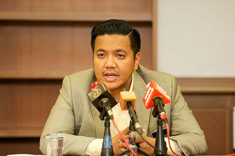 Dr Afif Bahardin addresses members of the press during a media conference at Wisma Persekutuan, George Town January 28, 2019. u00e2u20acu201d Picture Sayuti Zainudin