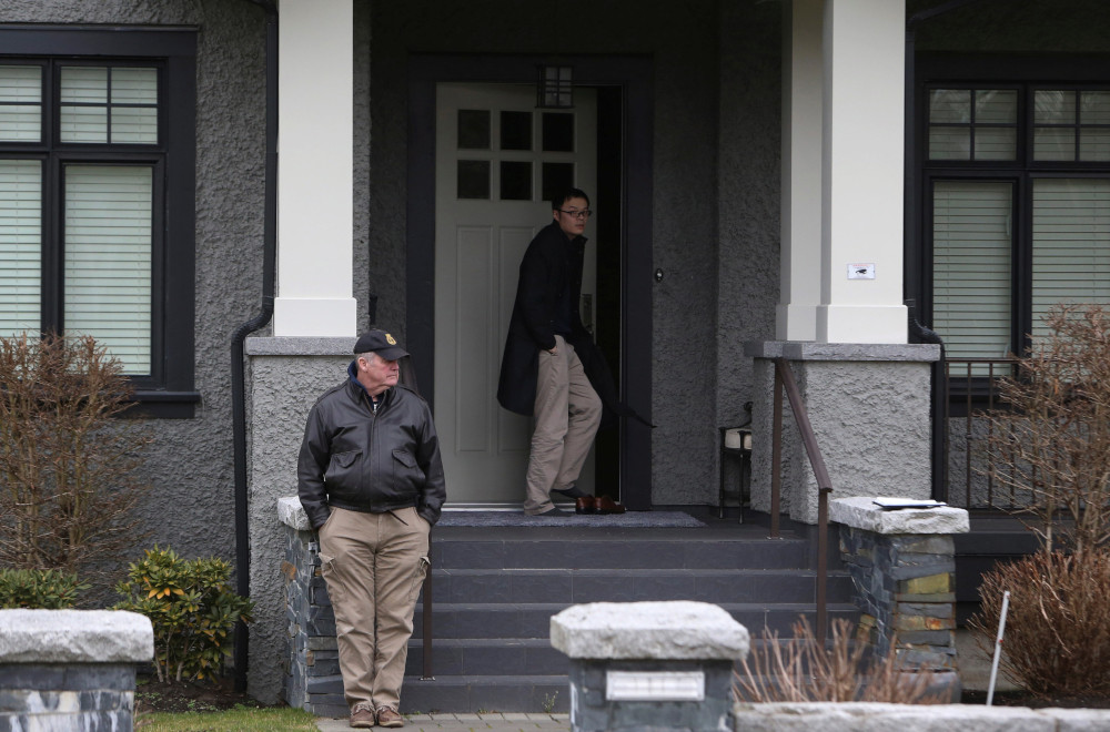 A visitor leaves the home of Huawei's financial chief Meng Wanzhou, in Vancouver, British Columbia, Canada, January 26, 2019. u00e2u20acu201d Reuters pic