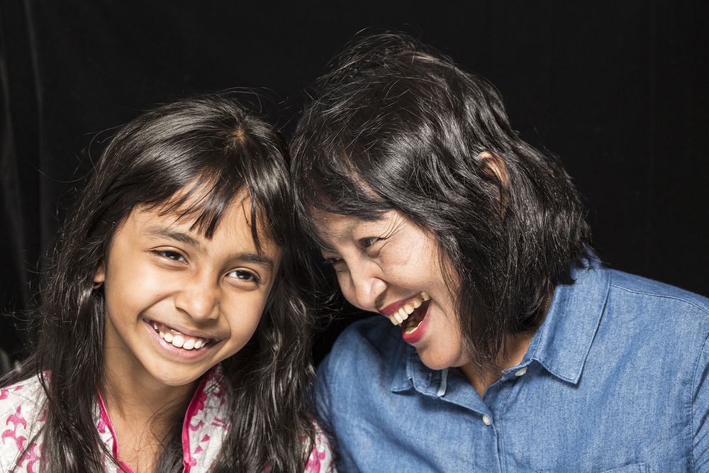 Breast cancer warrior Citra Dewi is seen here with her daughter Sierra Lovelyta. — Picture by Ahmad Yusni for CanWell UKM