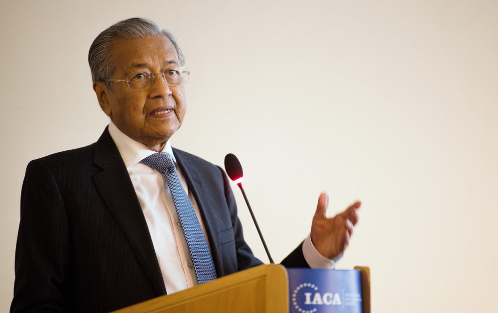 Prime Minister Tun Dr Mahathir Mohamad presents his lecture entitled u00e2u20acu02dcFighting Corruption in Malaysia: Achievements, Challenges and Perspectivesu00e2u20acu2122 at the International Anti-Corruption Academy in Laxenburg 21, 2019. u00e2u20acu201d Bernama pic