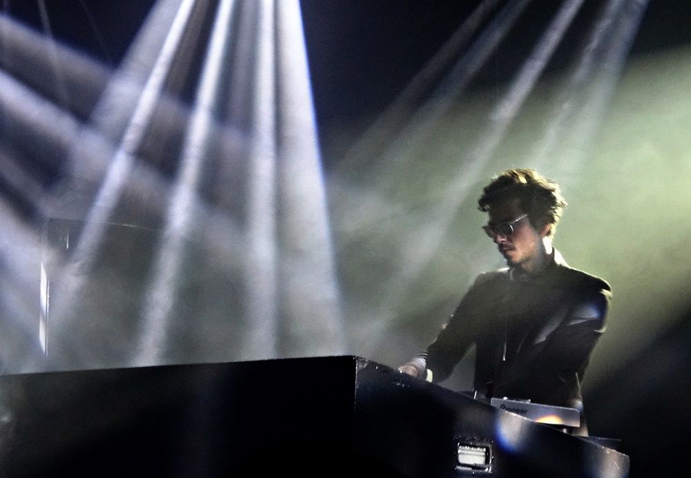 French techno DJ Gesaffelstein performing at the Black rave at the Brooklyn Hangar warehouse in New York November 15, 2015. u00e2u20acu201d AFP pic      