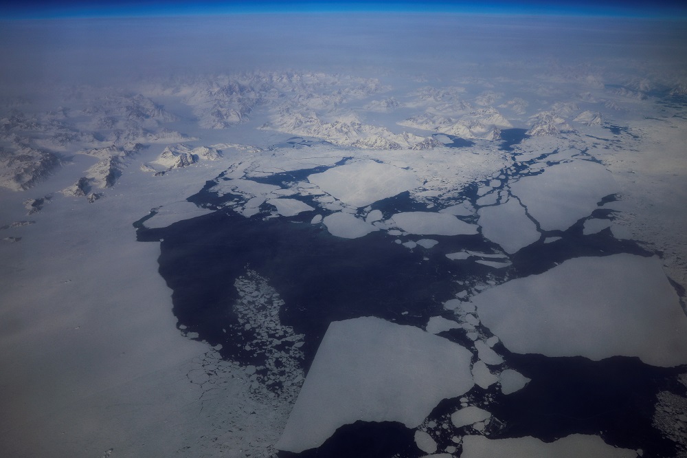 Sea ice is seen breaking up on the southern coast of Greenland, March 12, 2018. u00e2u20acu201d Reuters pic       