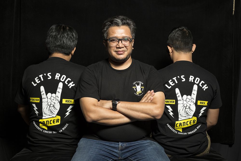 Brain cancer warrior Mohd Royzilee Mustaffa is a founder of cancer survivor group Let’s Rock Cancer Malaysia. ― Picture by Ahmad Yusni for CanWell UKM