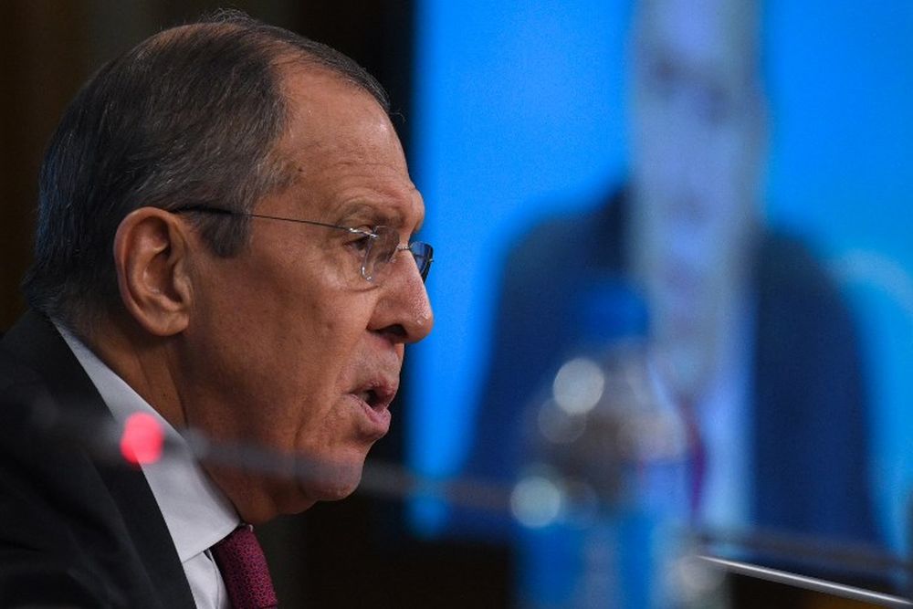 Russian Foreign Minister Sergei Lavrov gives his annual press conference in Moscow on January 16, 2019. u00e2u20acu201d AFP pic