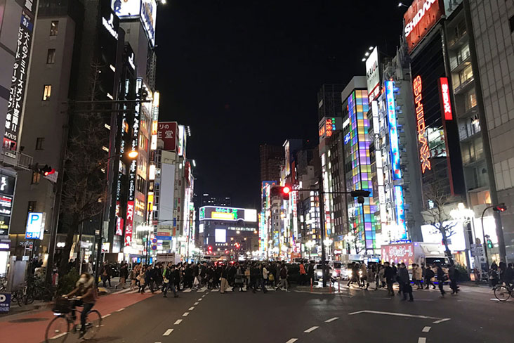 Kabukicho, the red light district of Shinjuku
