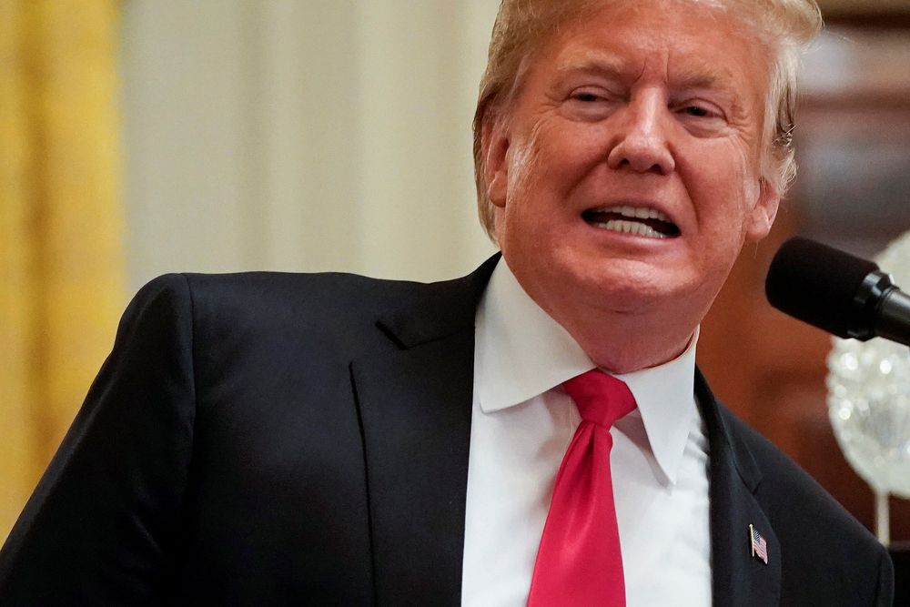 US President Donald Trump welcomes the 2018 College Football Playoff National Champion Clemson Tigers in the East Room of the White House in Washington, January 14, 2019. u00e2u20acu201d Reuters pic